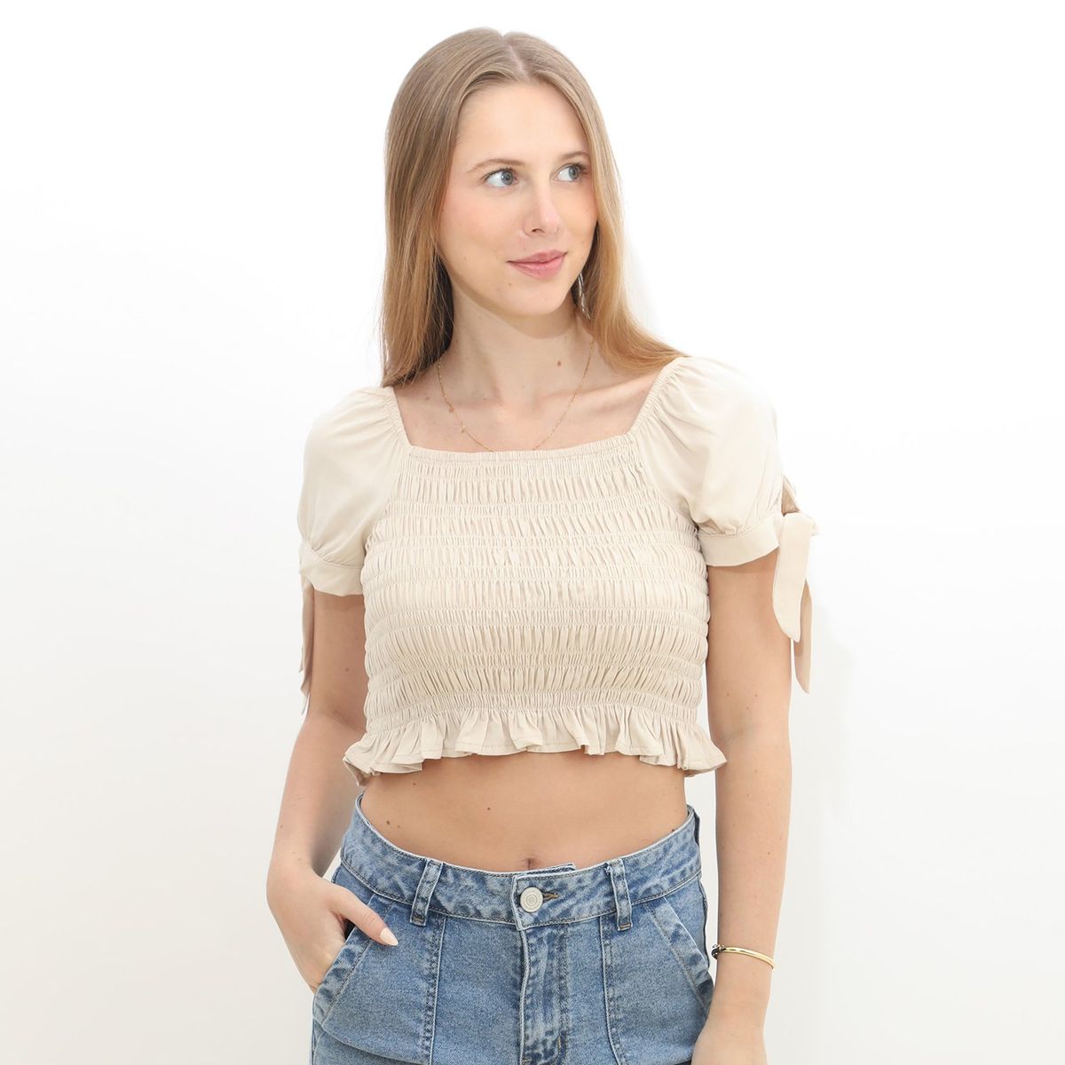 AMERICAN ABBEY - Blusa Manga Corta Mujer American Abbey