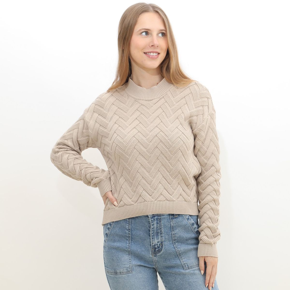 AMERICAN ABBEY - Chompa Casual Mujer American Abbey