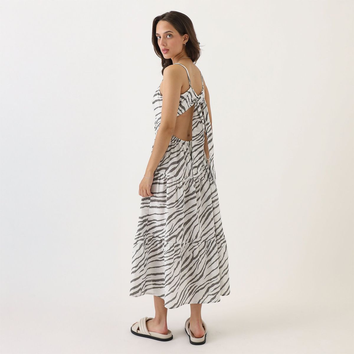 DENIMLAB - Vestido Largo 100% Algodón Mujer Denimlab