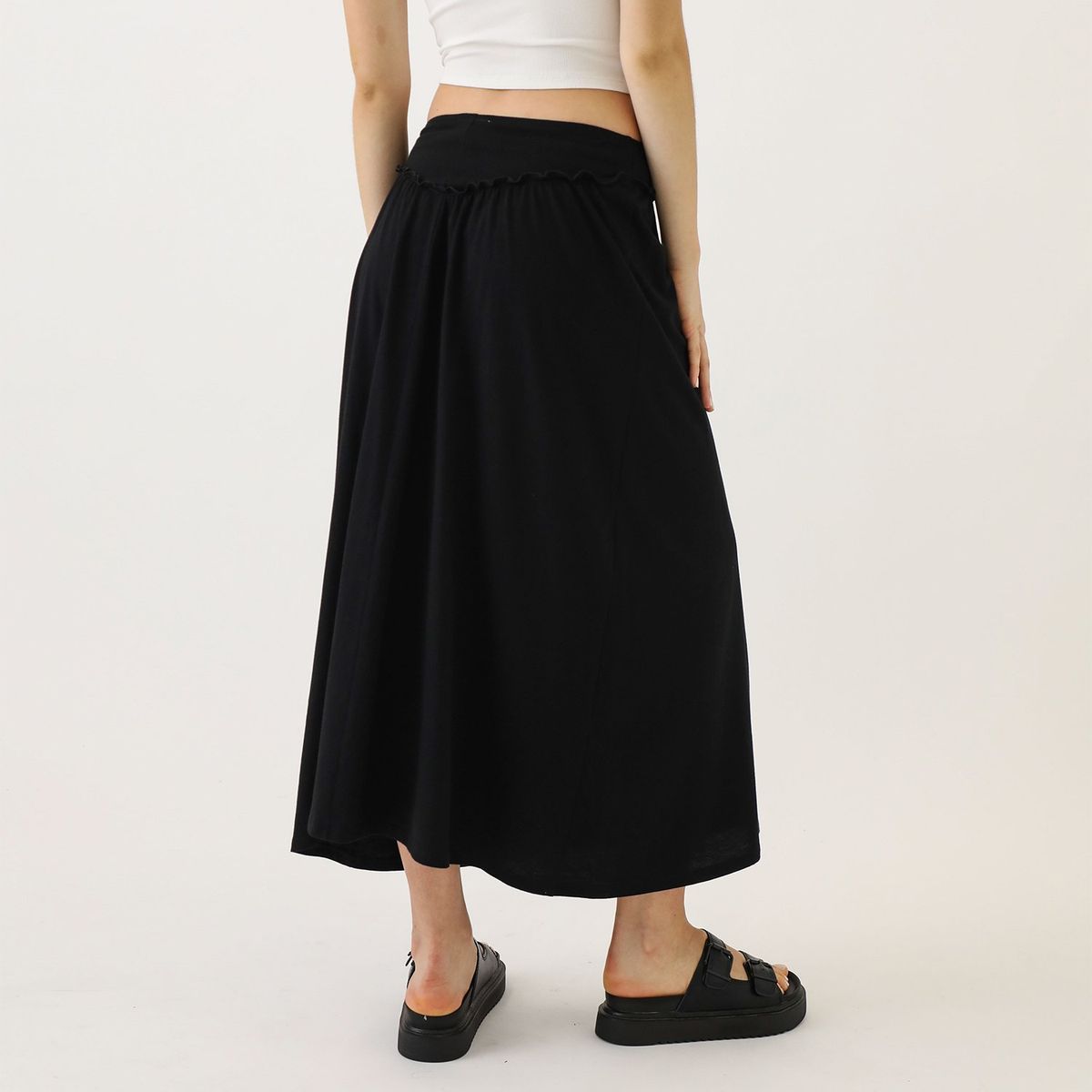 DENIMLAB - Falda Larga 100% Algodón Mujer Denimlab