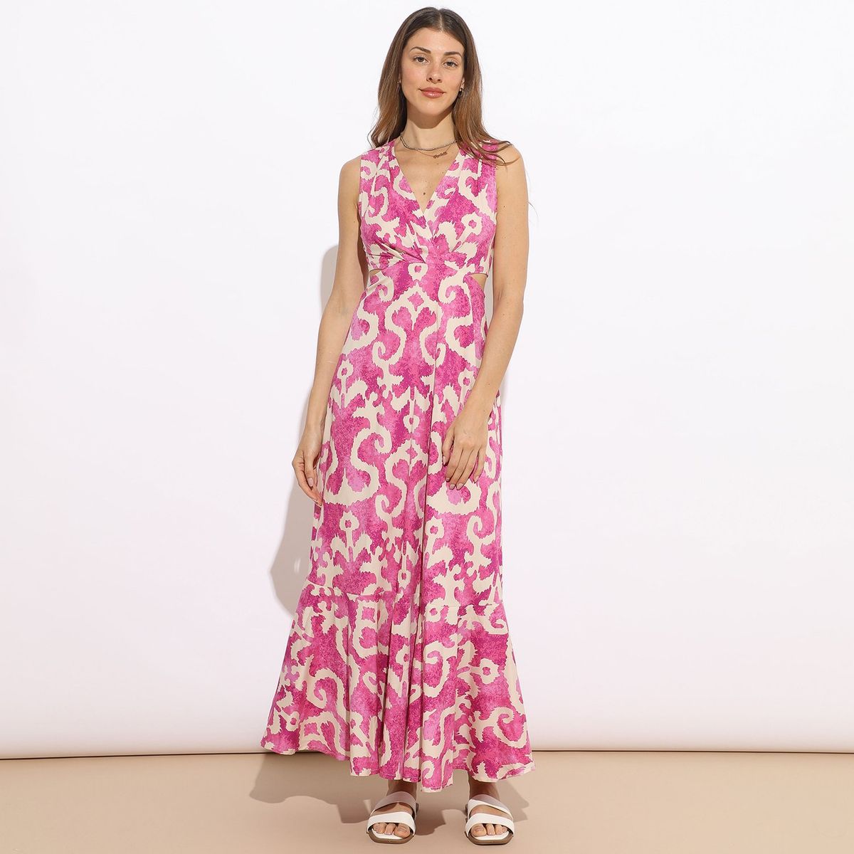 BASEMENT - Vestido Largo Algodón Mujer Basement