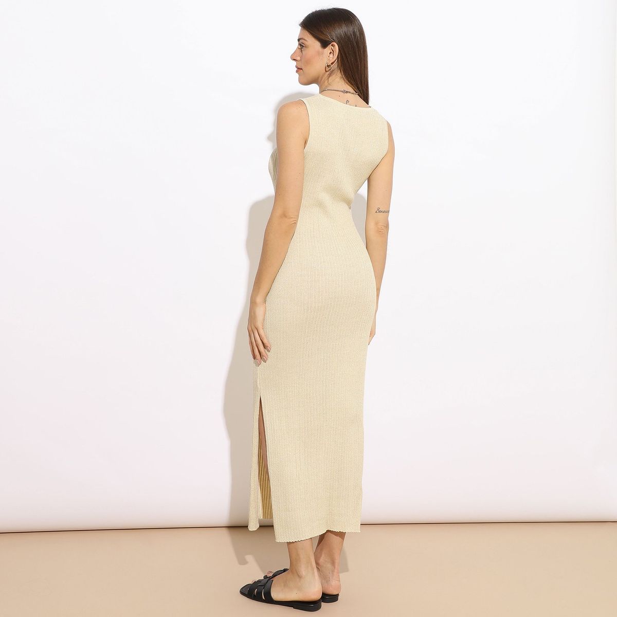 BASEMENT - Vestido Largo Casual Mujer Basement