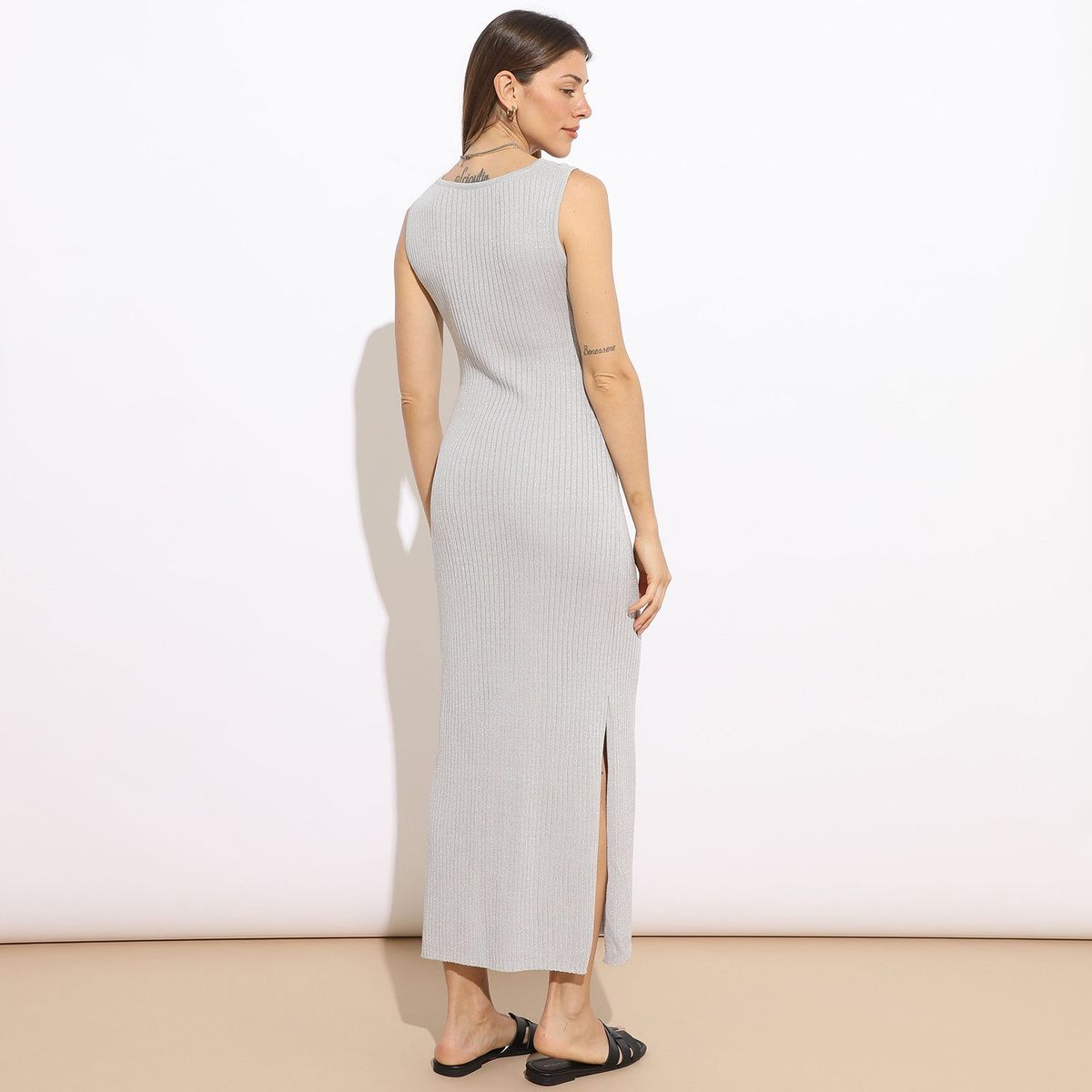 BASEMENT - Vestido Largo Casual Mujer Basement