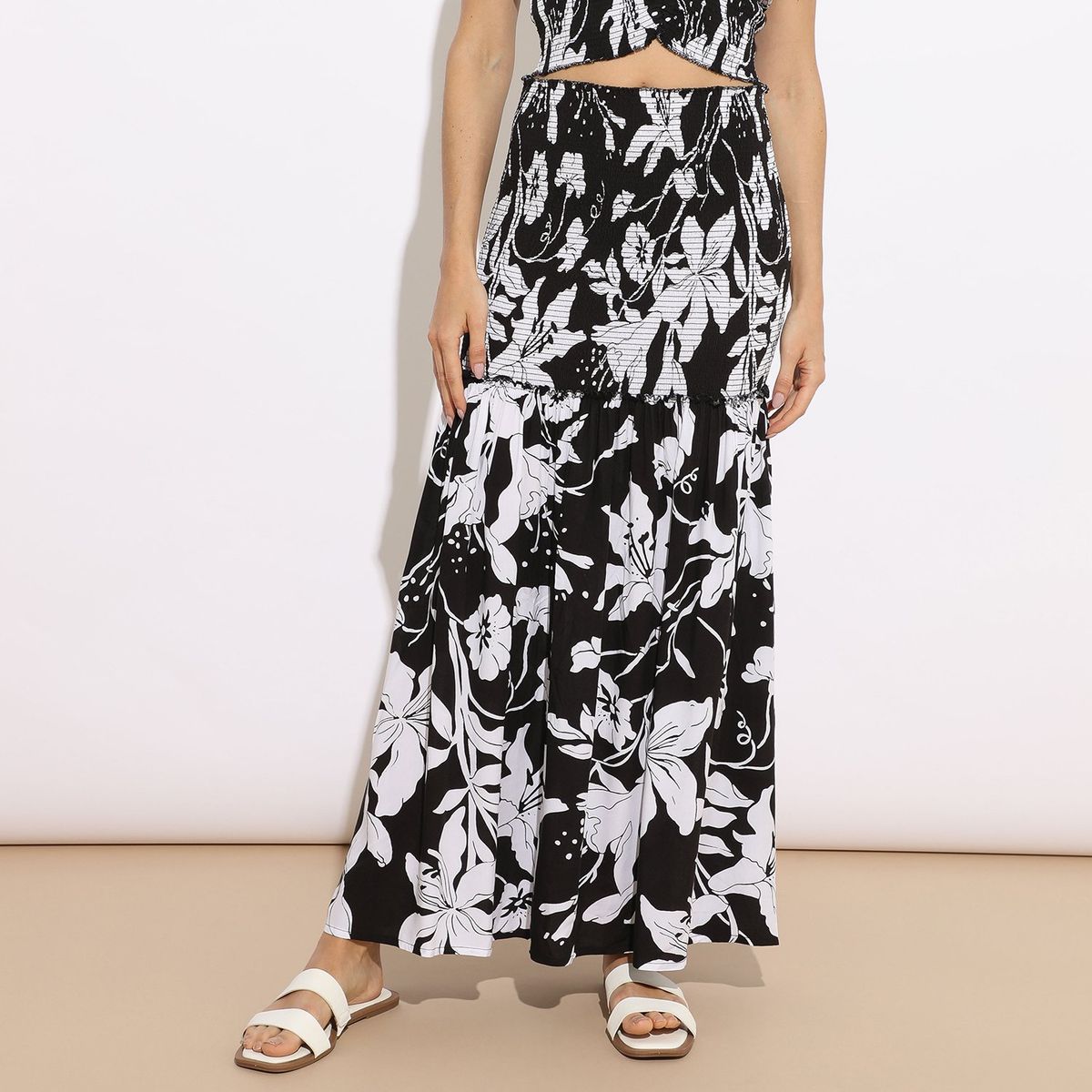 BASEMENT - Falda Larga Casual Mujer Basement