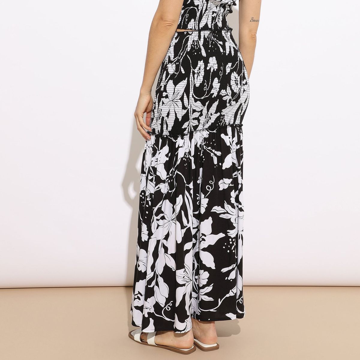 BASEMENT - Falda Larga Casual Mujer Basement