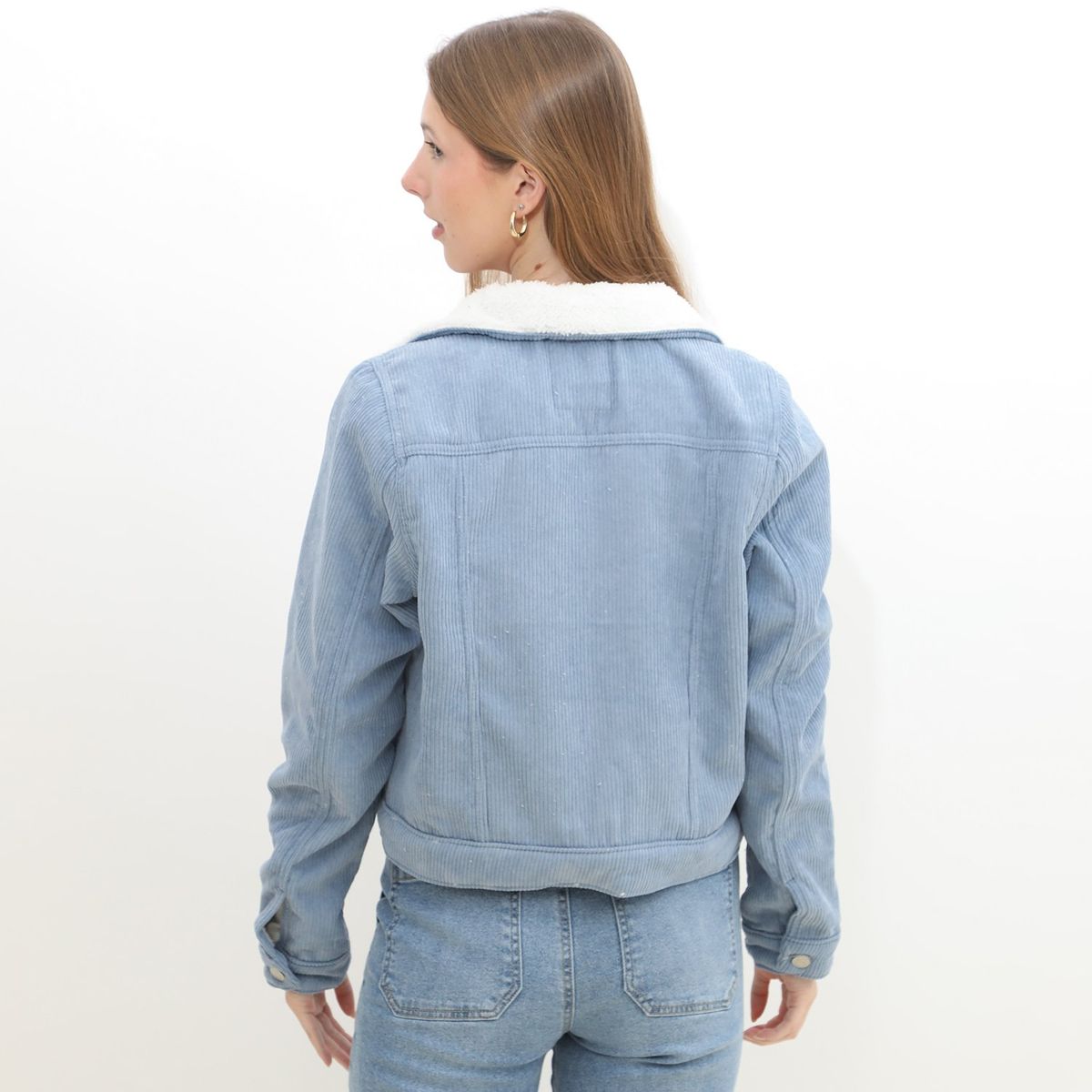 DOO AUSTRALIA - Casaca Crop Fit Algodón Mujer Doo Australia