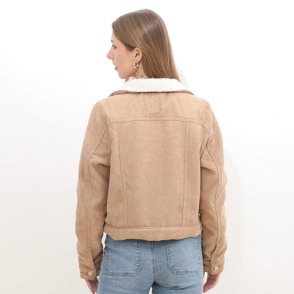 DOO AUSTRALIA - Casaca Crop Fit Algodón Mujer Doo Australia