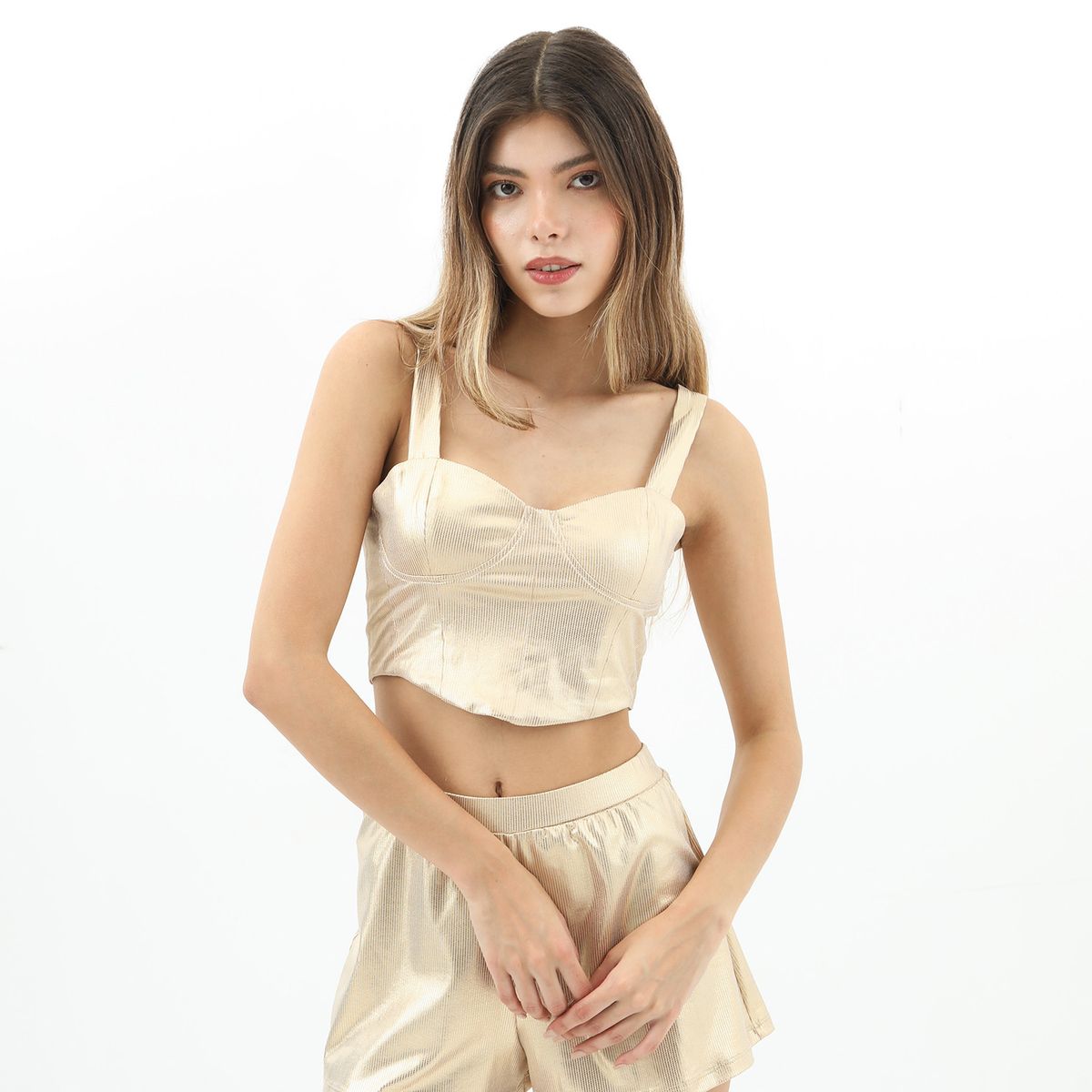 MOSSIMO - Top Corset Sin Mangas Mujer Mossimo