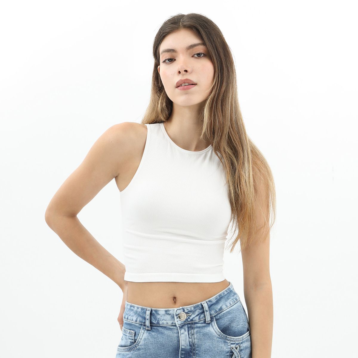 MOSSIMO - Top Sin Mangas Mujer Mossimo
