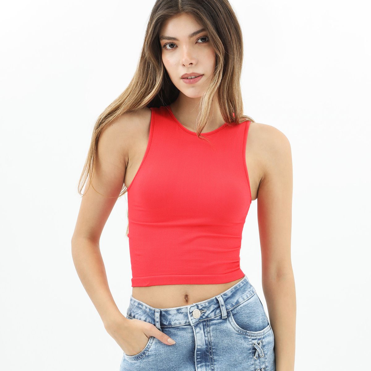 MOSSIMO - Top Sin Mangas Mujer Mossimo