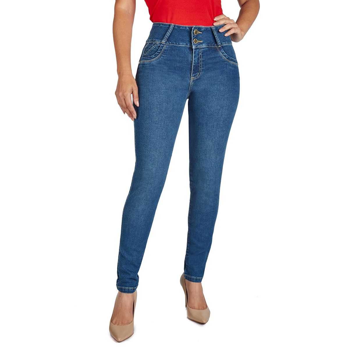 VRP BY VIVIANA RIVAS PLATA - Jean Skinny Algodón Mujer Vrp By Viviana Rivas Plata