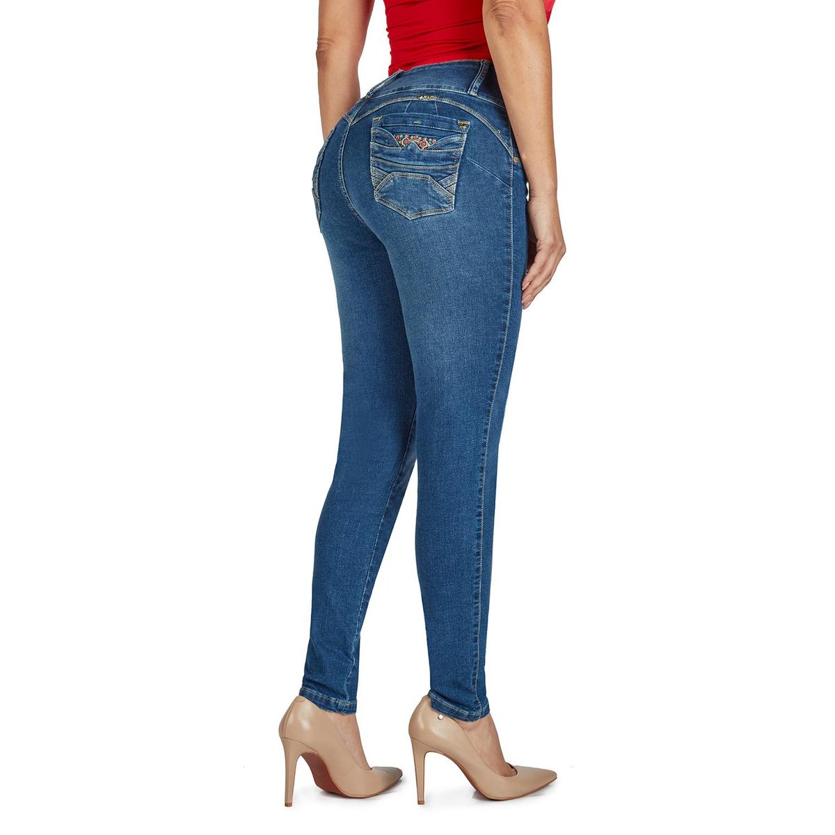 VRP BY VIVIANA RIVAS PLATA - Jean Skinny Algodón Mujer Vrp By Viviana Rivas Plata