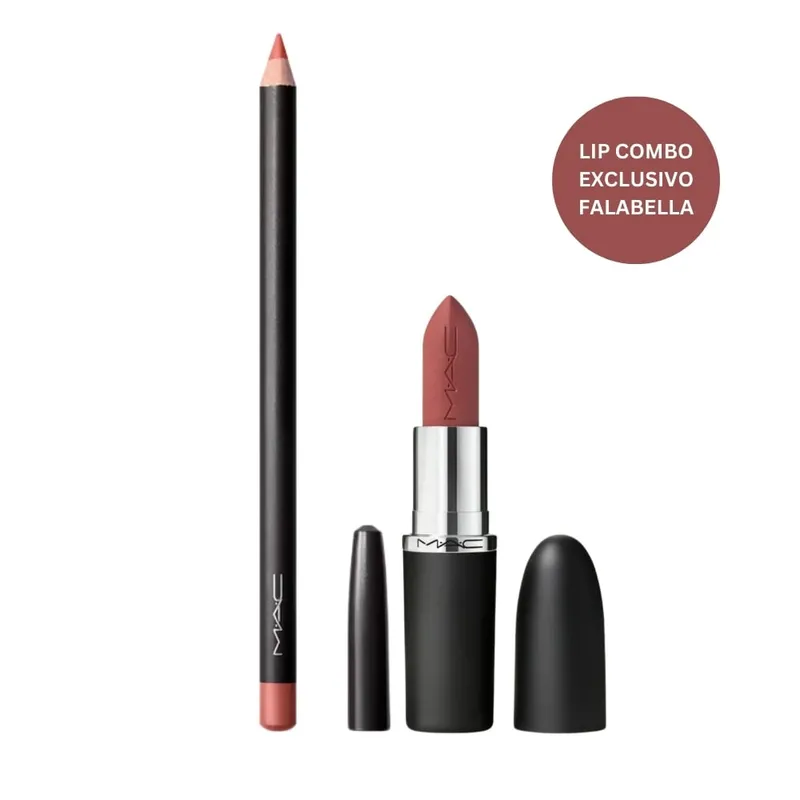 MAC - Set Maquillaje Mac Velvet Duo Labial Mate Delineador Spice
