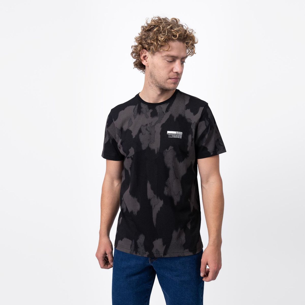 LOIS - Polo Manga Corta 100% Algodón Hombre Lois