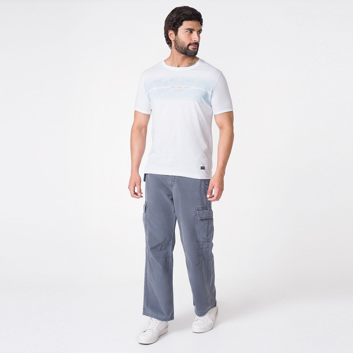 PIONIER - Pantalón Baggy 100% Algodón Hombre Pionier