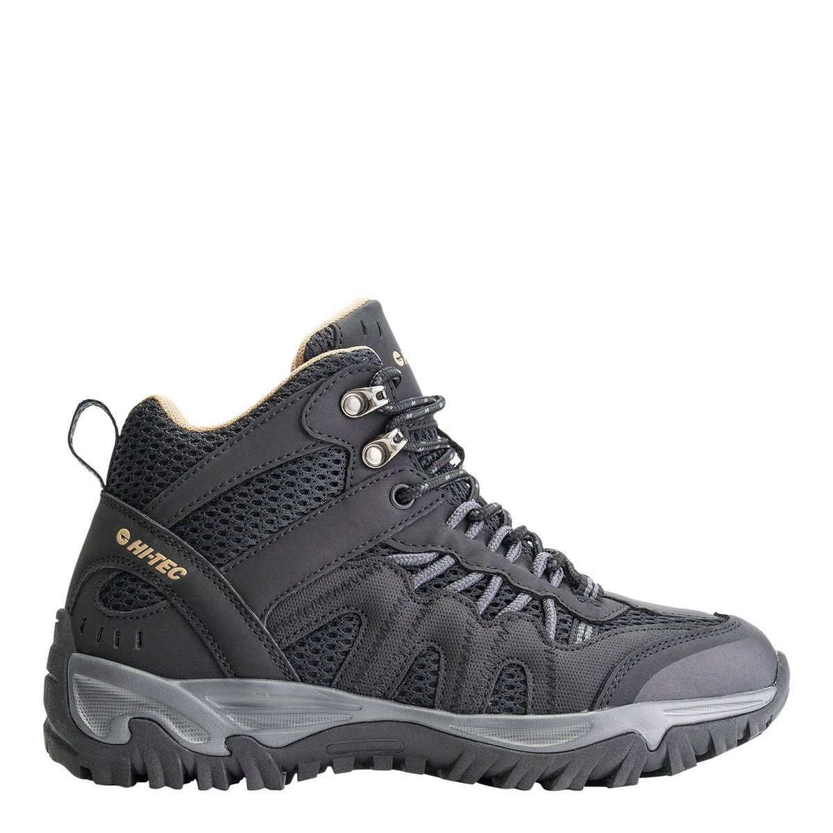 HI TEC - Zapatillas Deportivas Outdoor Mujer Hi Tec Santa Cruz Trek Mid Womens Negro