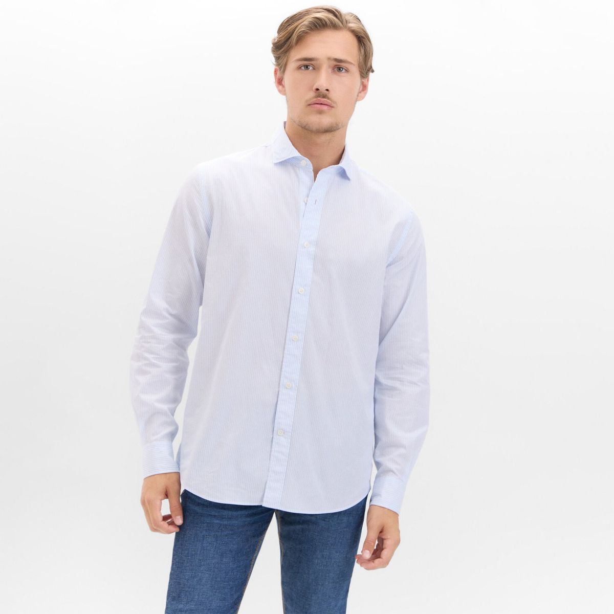 CORTEFIEL - Camisa Manga Larga Hombre Cortefiel 