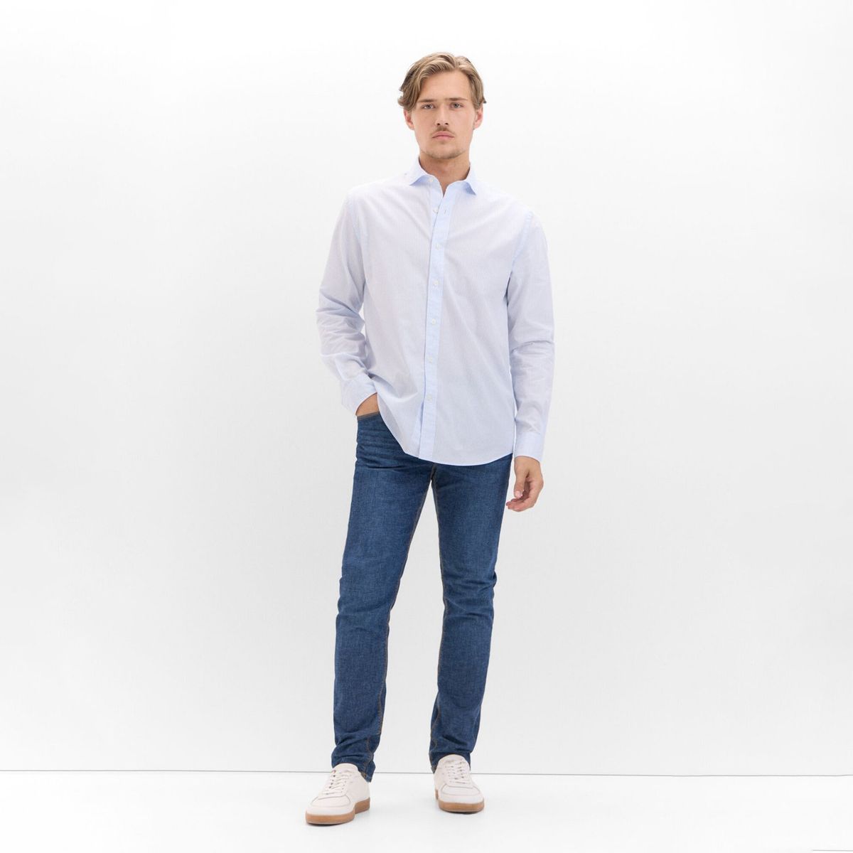 CORTEFIEL - Camisa Manga Larga Hombre Cortefiel 