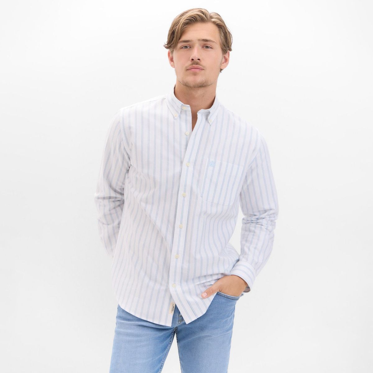 CORTEFIEL - Camisa Manga Larga Hombre Cortefiel 