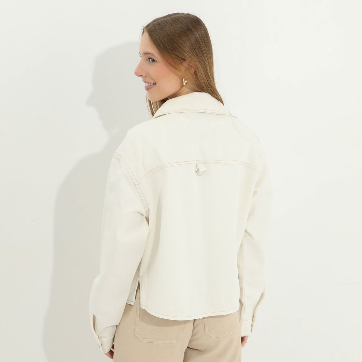 SYBILLA - Casaca 100% Algodón Mujer Sybilla