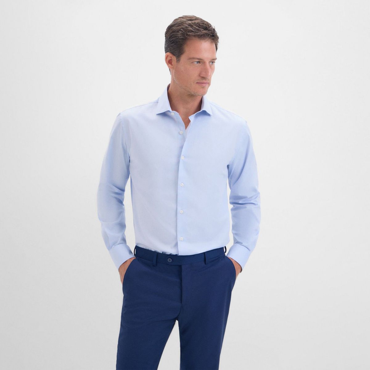 CORTEFIEL - Camisa Manga Larga Hombre Cortefiel.