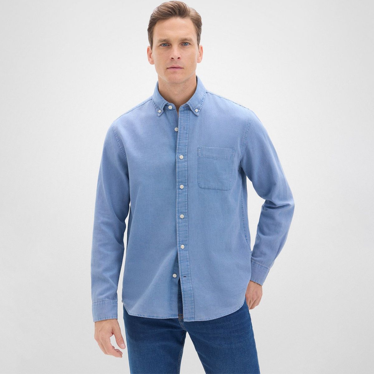 CORTEFIEL - Camisa Manga Larga Hombre Cortefiel.