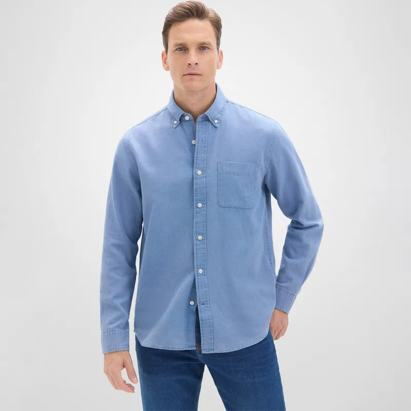 CORTEFIEL - Camisa Manga Larga Hombre Cortefiel.