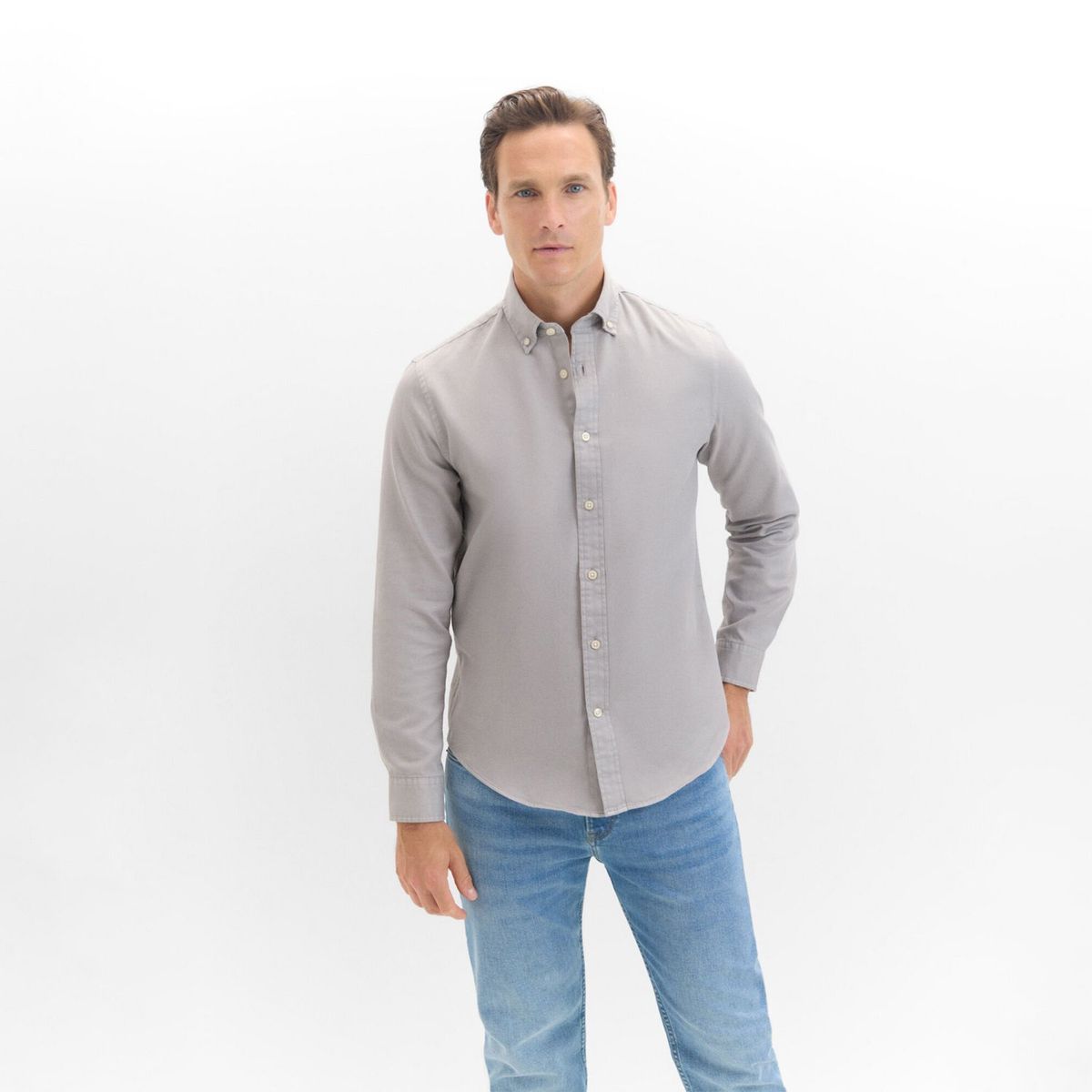 CORTEFIEL - Camisa Manga Larga Hombre Cortefiel.