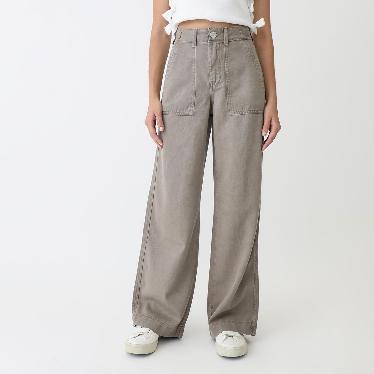 SYBILLA - Pantalón Straight Algodón Mujer Sybilla