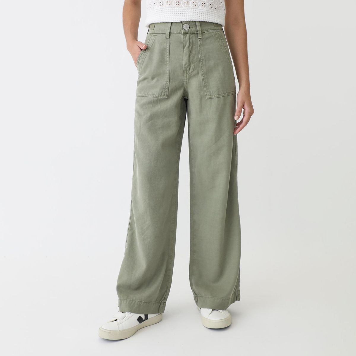 SYBILLA - Pantalón Straight Algodón Mujer Sybilla