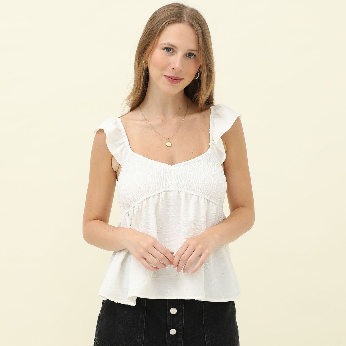 SYBILLA - Blusa Manga Corta Mujer Sybilla