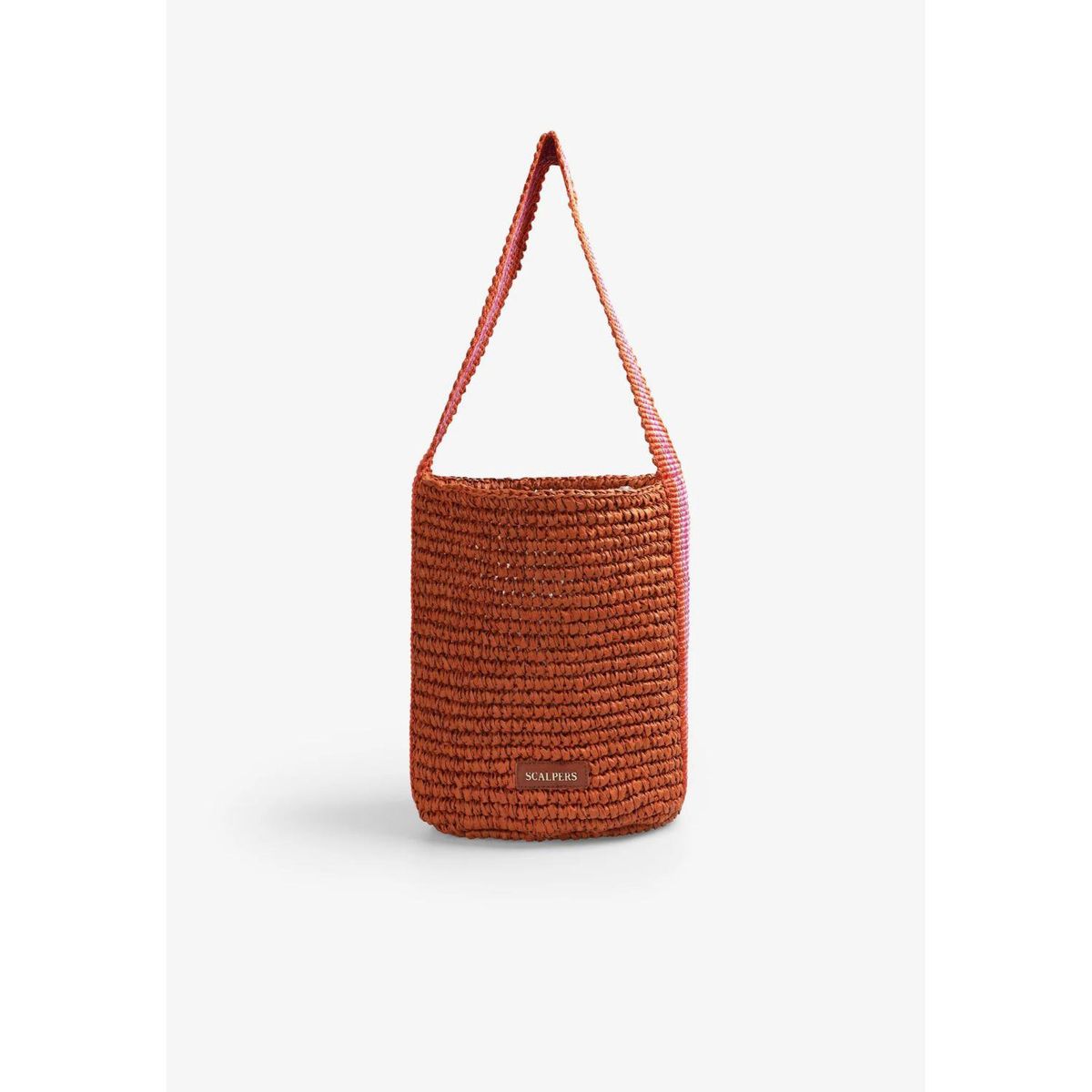 SCALPERS - Bolso Etnic Rafia Rosa Scalpers