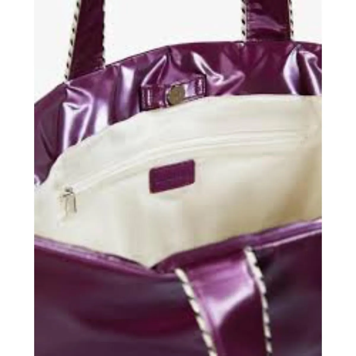 SCALPERS - Bolso Ny Puff Shopping Morado Scalpers