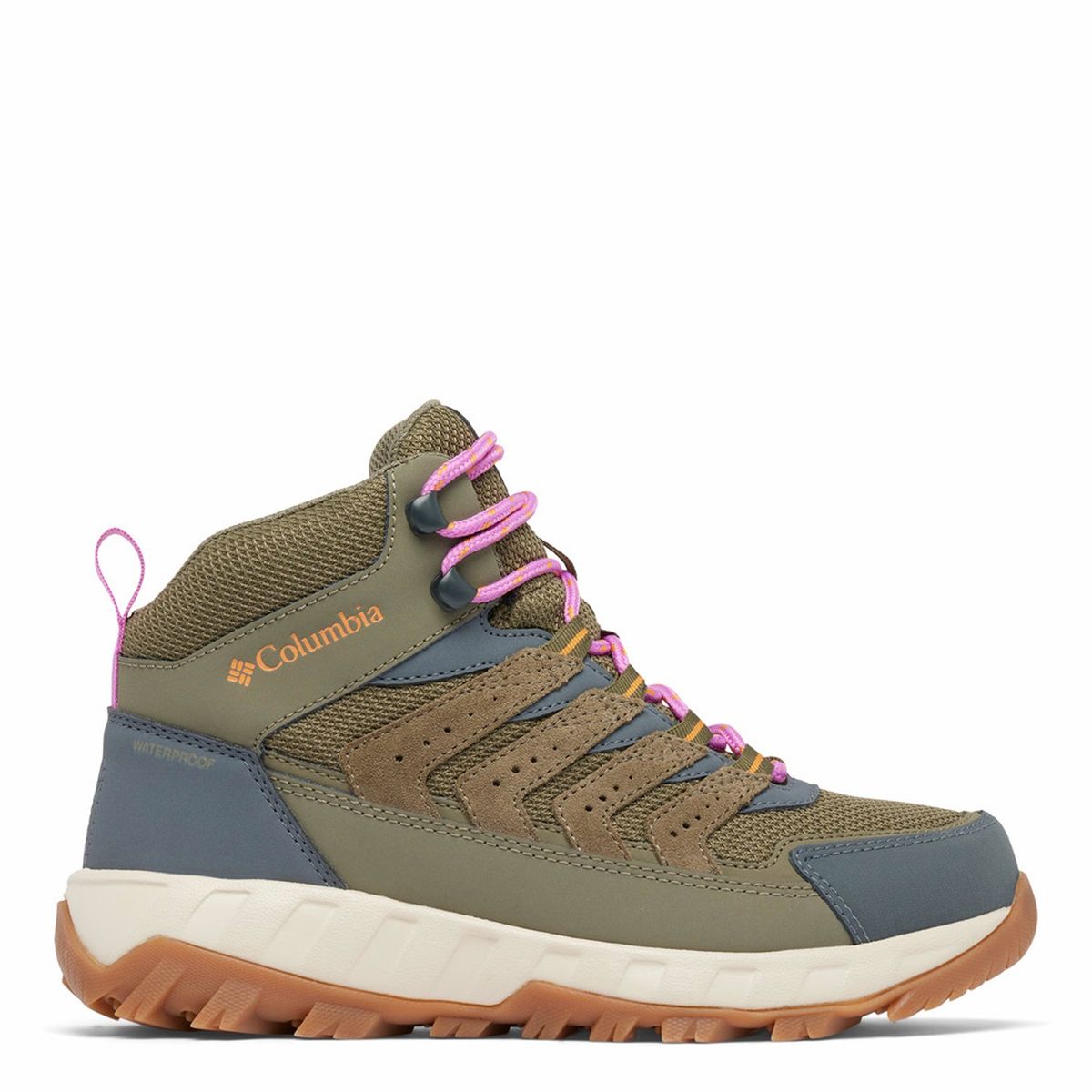 COLUMBIA - Zapatillas Deportivas Outdoor Mujer Columbia Strata Trail Mid Wp Sto Marron