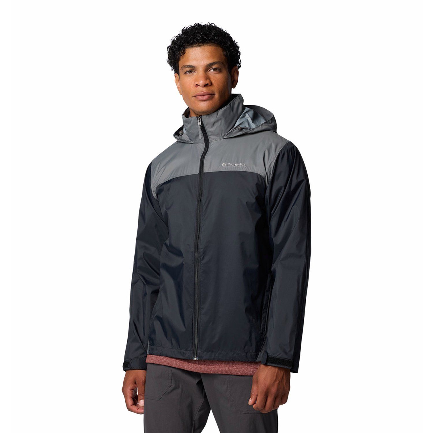 Casaca Para Hombre Impermeable Glennaker Lake Ii Negro COLUMBIA