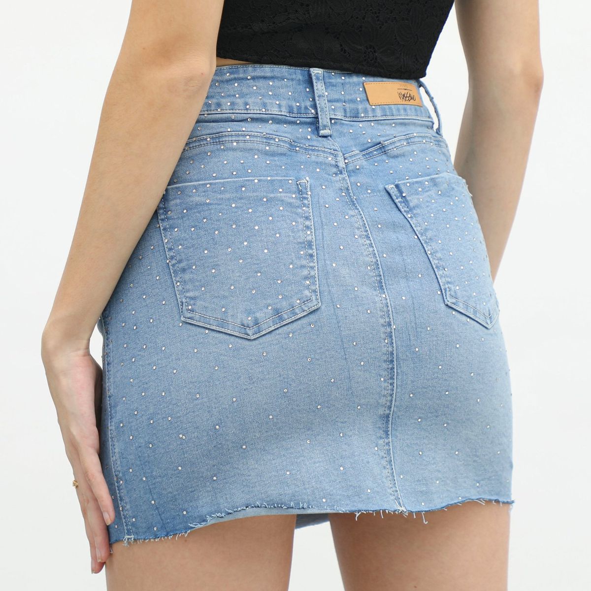 MOSSIMO - Falda Corta Algodón Mujer Mossimo