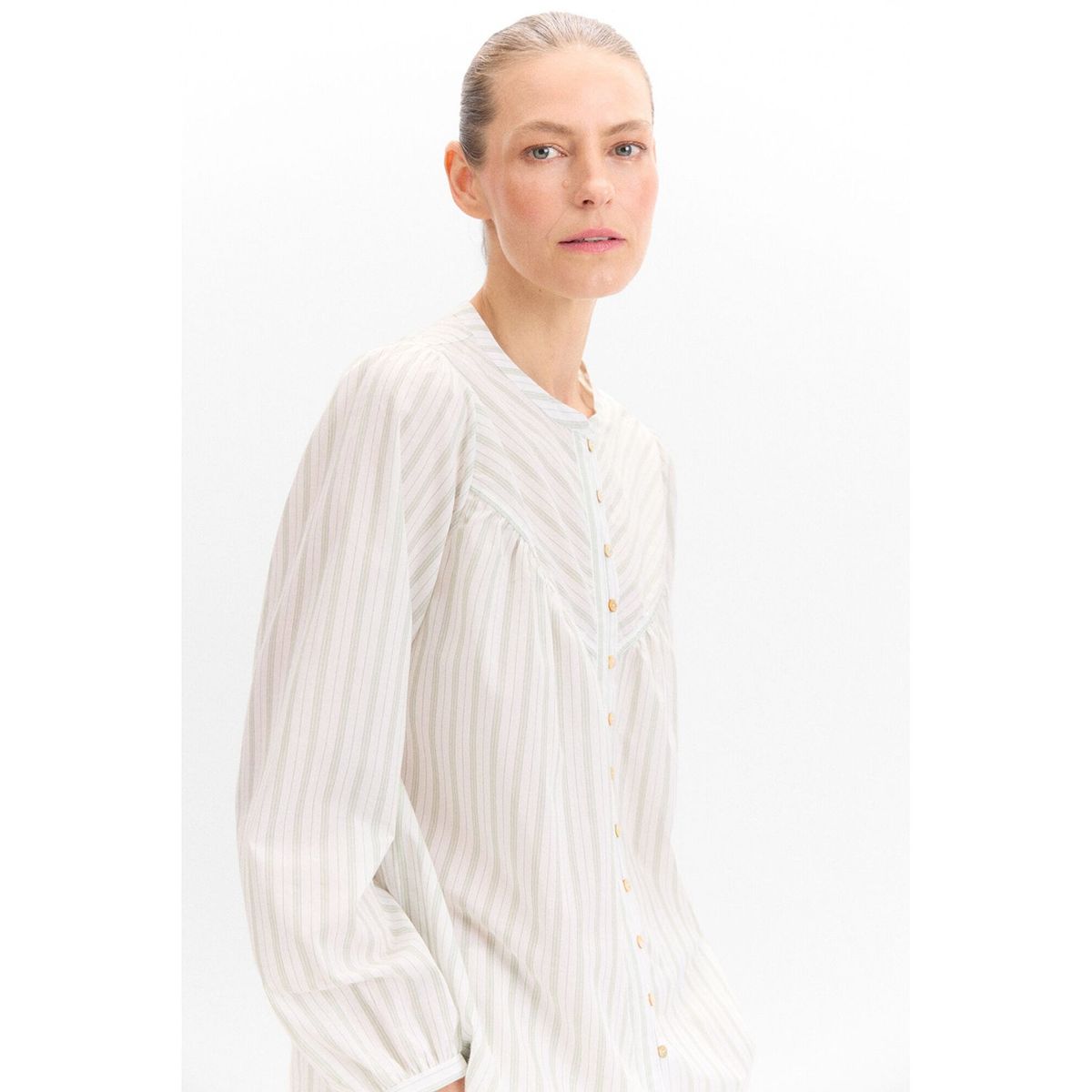 CORTEFIEL - Blusa Manga Larga 100% Algodón Mujer Cortefiel