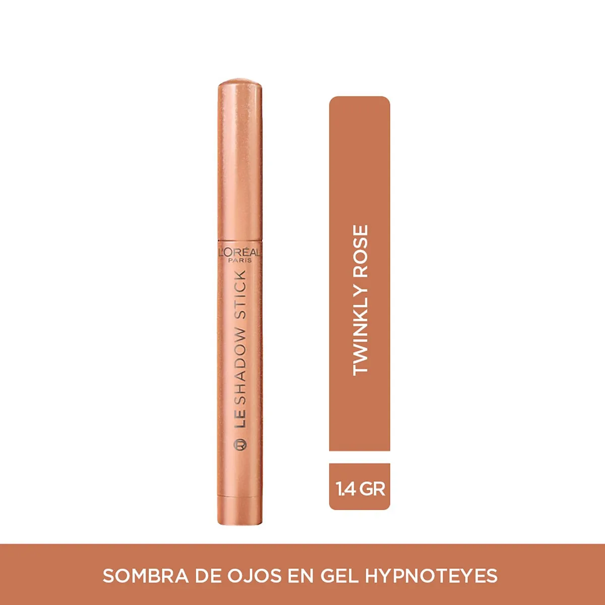 LOREAL PARIS - Sombra de ojos en gel hypnoteyes Twinkly Rose Loreal Paris
