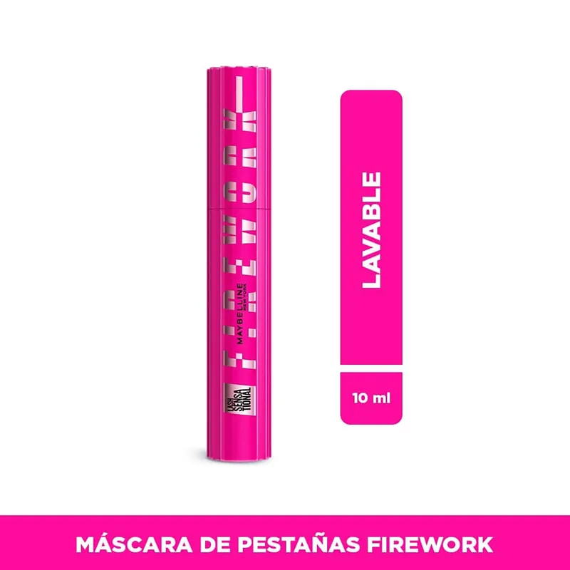 MAYBELLINE - Máscara de Pestañas Lavable Lash Sensational Firework Maybelline