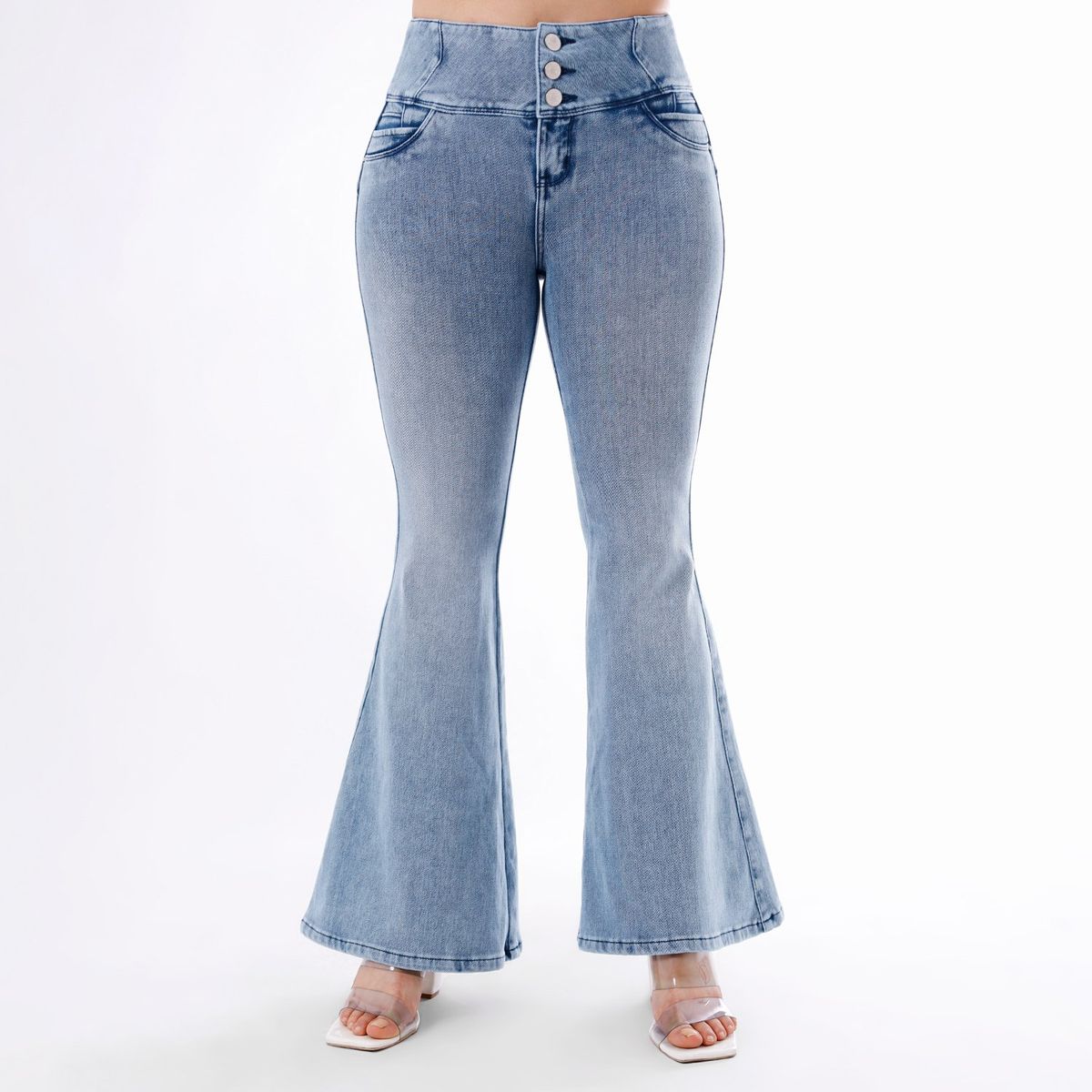 KANSAS - Jean Flare Algodón Mujer Kansas