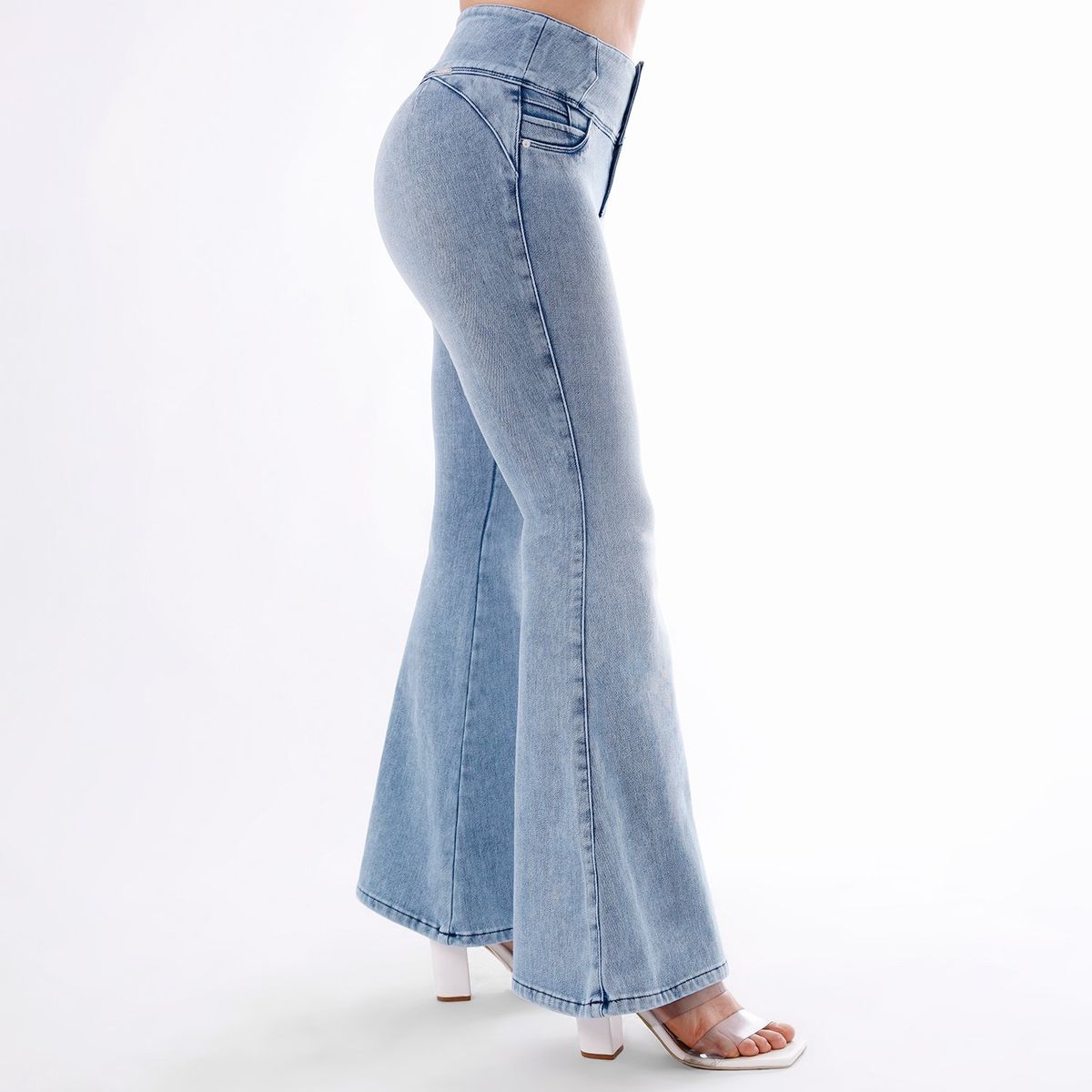 KANSAS - Jean Flare Algodón Mujer Kansas