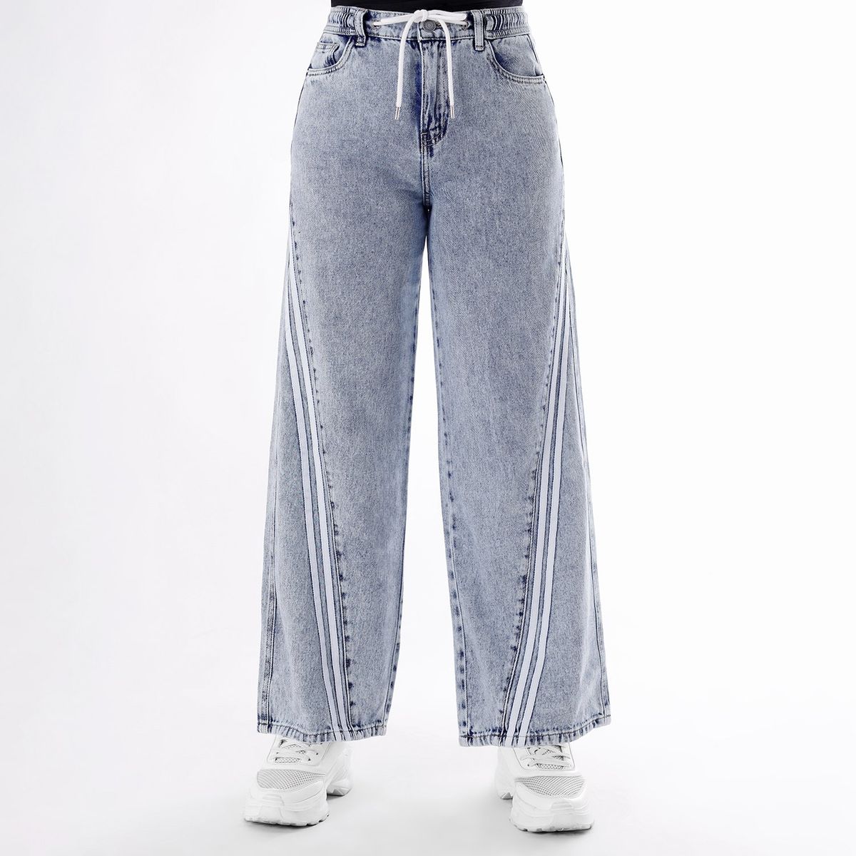 KANSAS - Jean Palazzo Tiro Alto Mujer Kansas