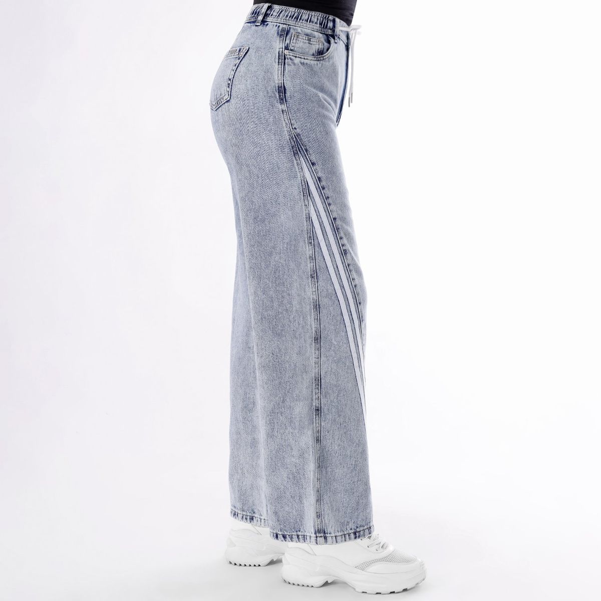 KANSAS - Jean Palazzo Tiro Alto Mujer Kansas