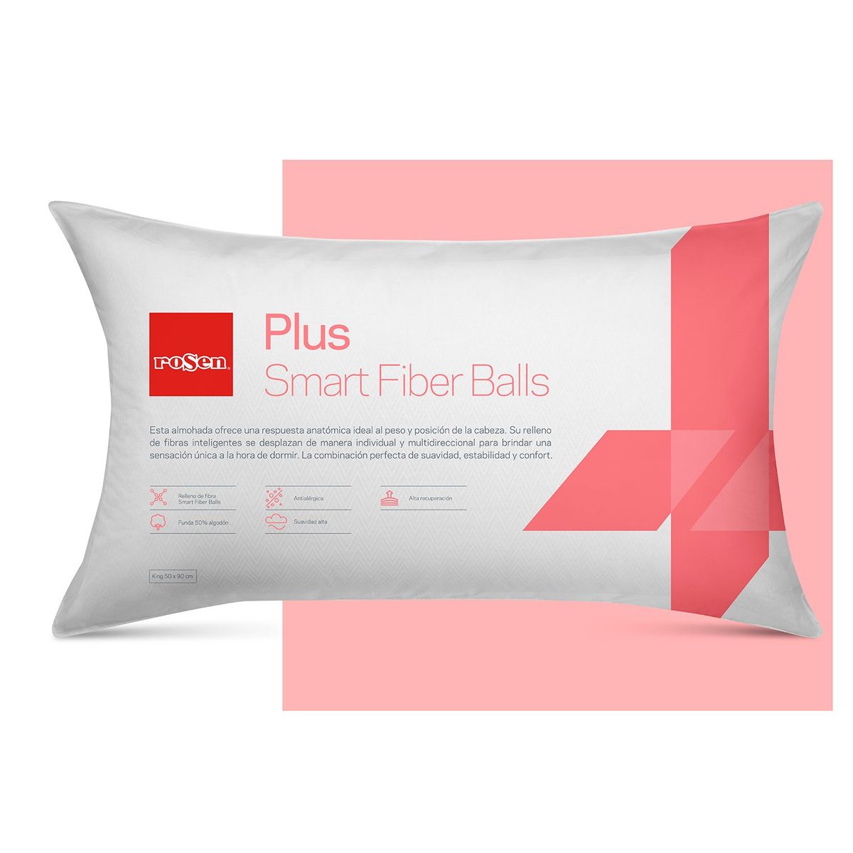 ROSEN - Almohada Memory Max Fibra Plus King