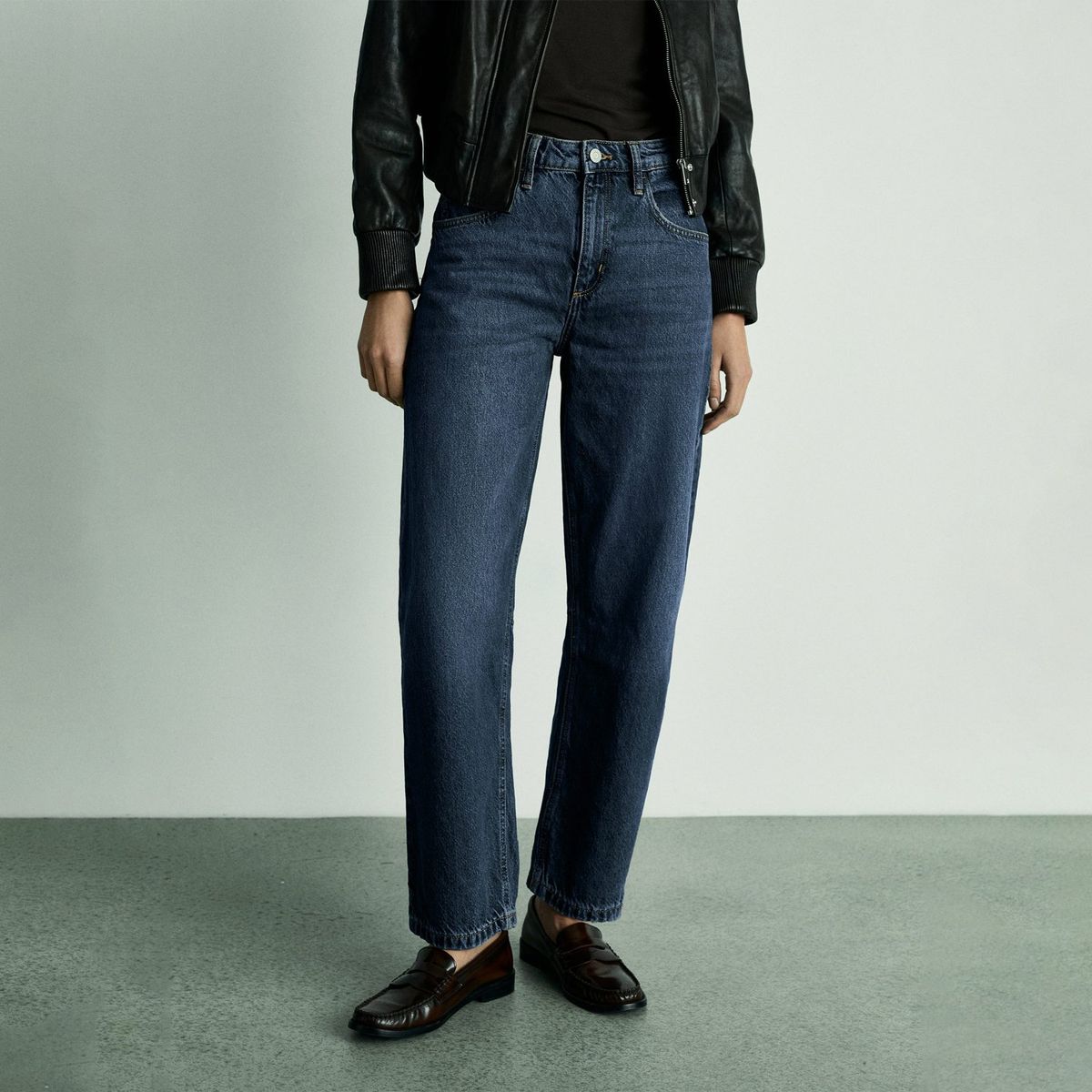 MANGO - Jean Balloon 100% Algodón Mujer Mango