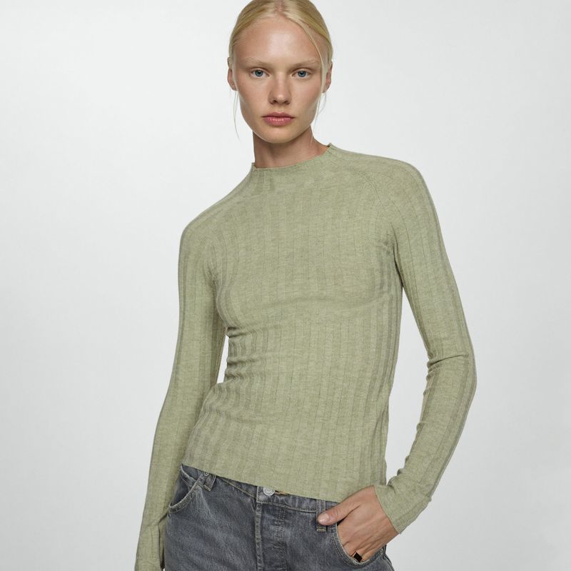 MANGO - Chompa Casual Mujer Mango