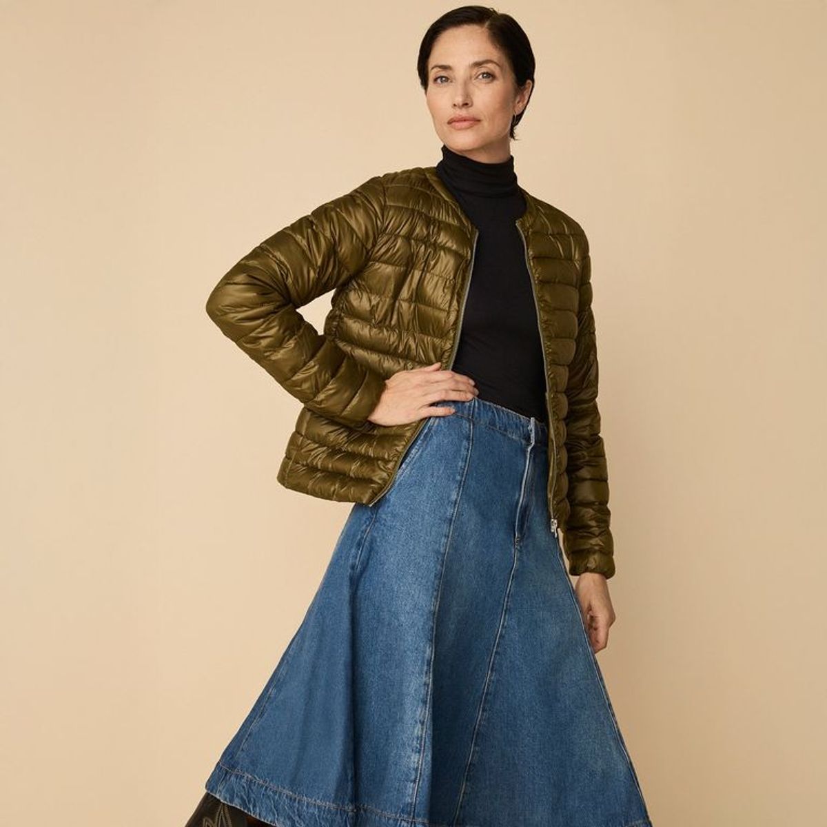 MANGO - Casaca Acolchada Casual Mujer Mango