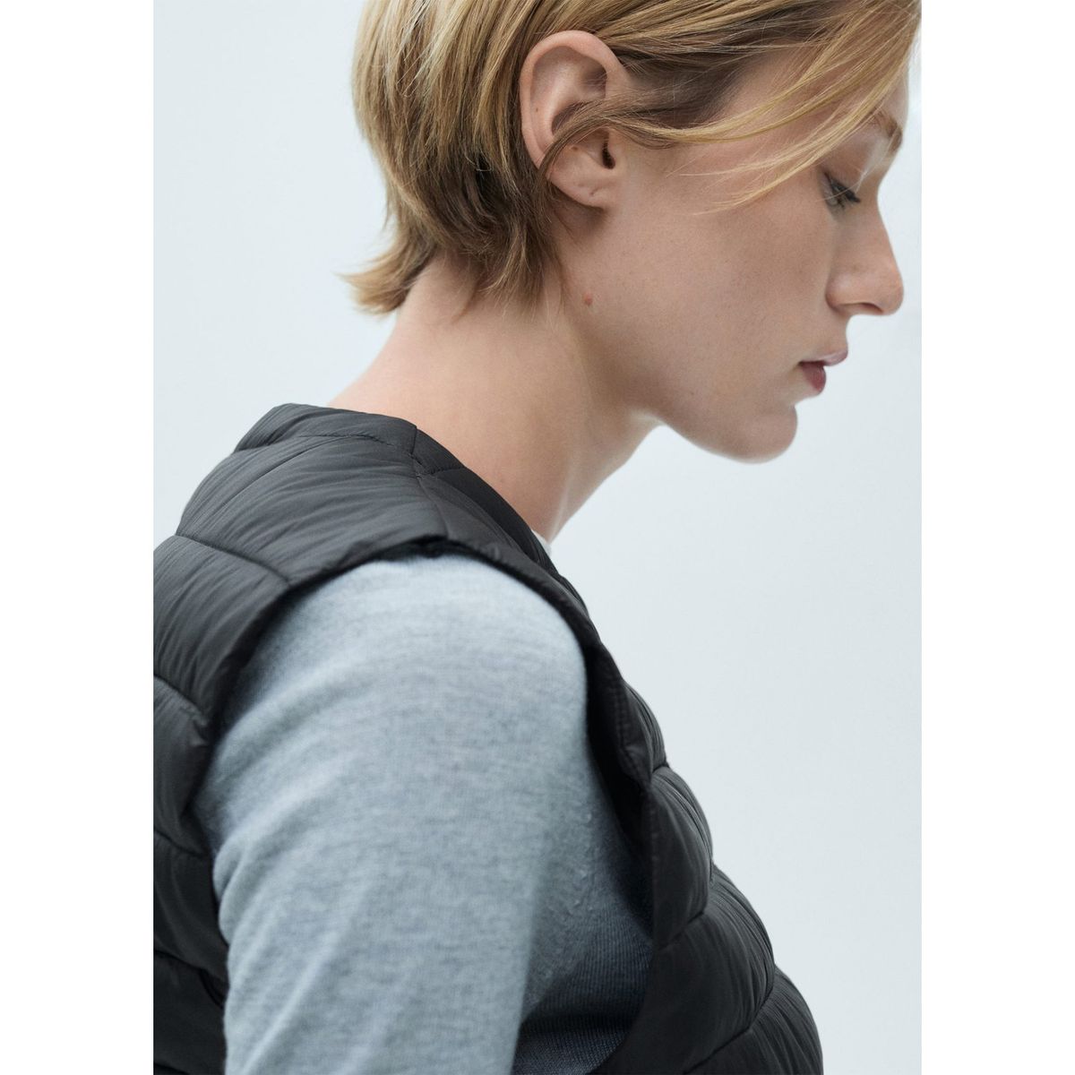 MANGO - Chaleco Casual Mujer Mango