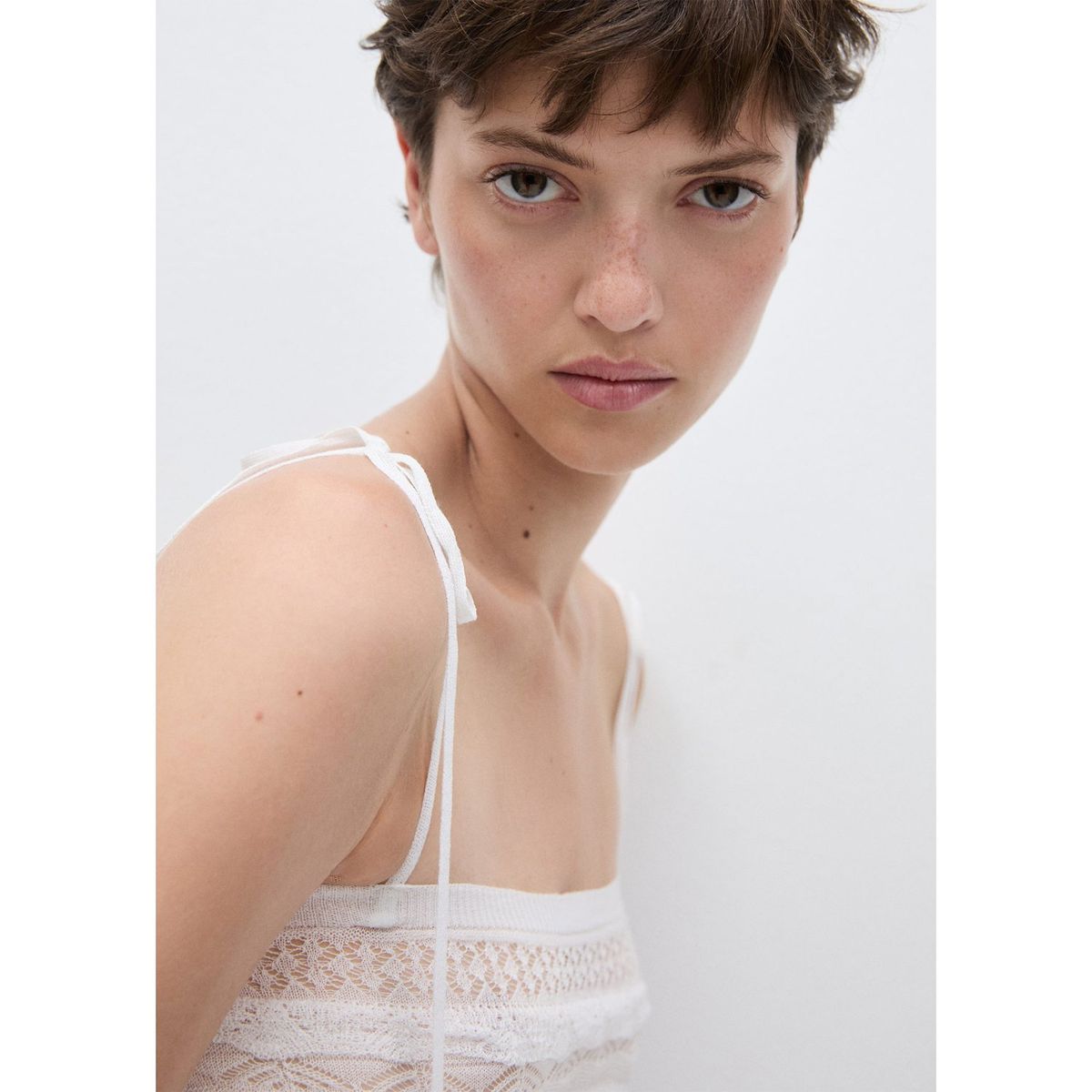 MANGO - Top Sin Mangas Mujer Mango