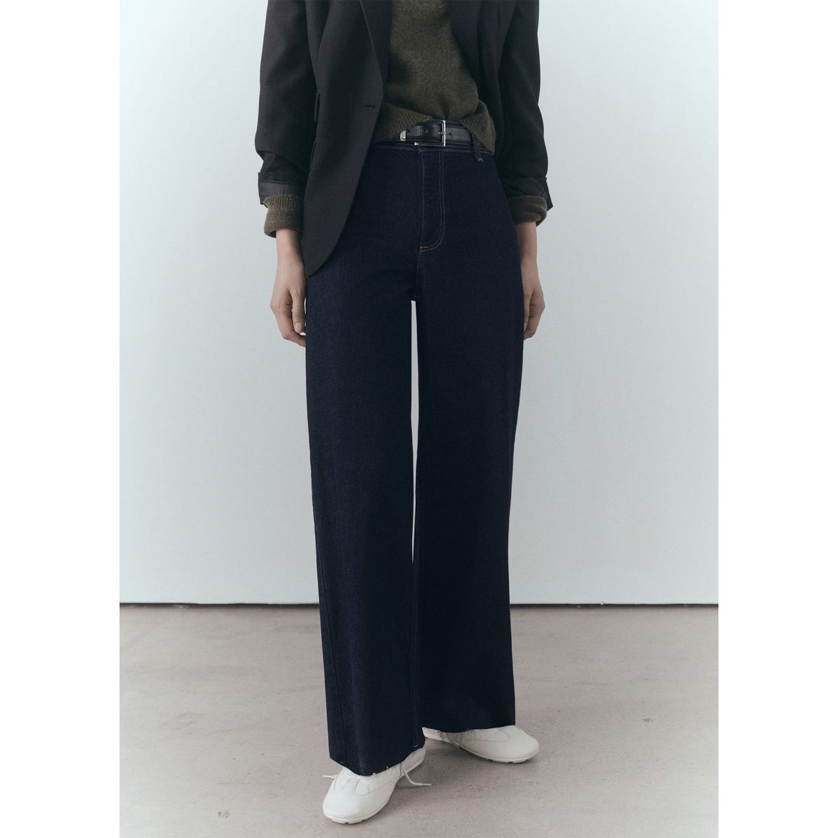 MANGO - Jean Culotte Algodón Mujer Mango